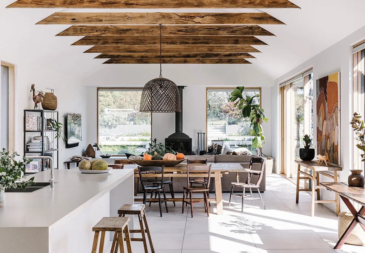 Sehr lichtdurchflutetes und gemütliches Haus der Designerfamilie an der Küste in Australien - 1