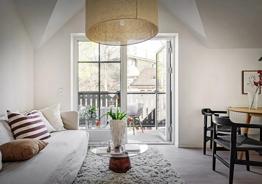 Luminosa y acogedora mansarda con encantadora terraza en Suecia - Gallery image 4