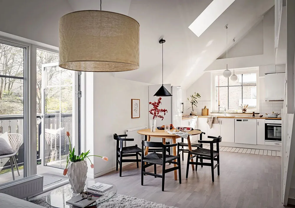 Luminosa y acogedora mansarda con encantadora terraza en Suecia - Gallery image 2