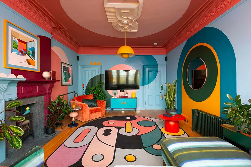 Explosion of Bright Colors in the Home of a Computer Game Developer in Edinburgh - Gallery image 6