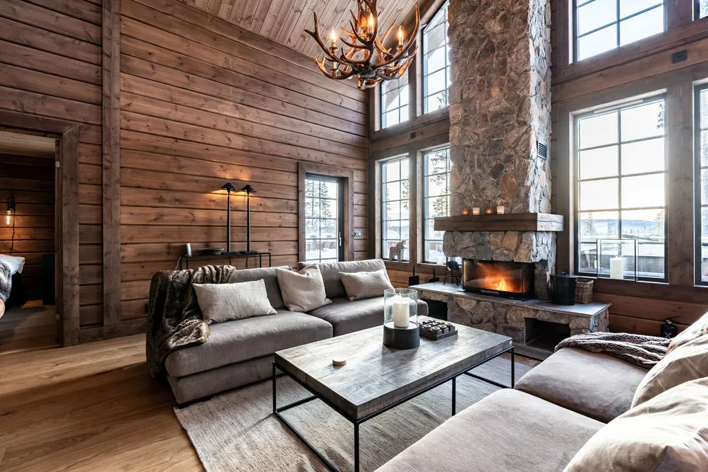 Уютное скандинавское шале, утопающее в снегу - Gallery image 4