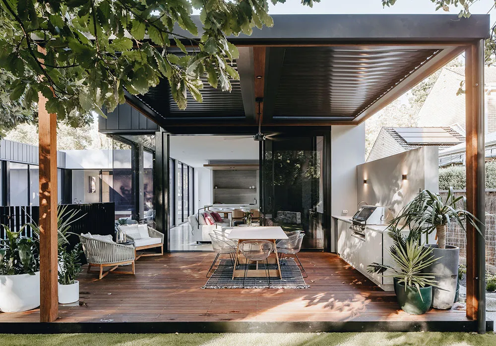 Hermoso moderno hogar con piscina en el patio interno en Australia - 3