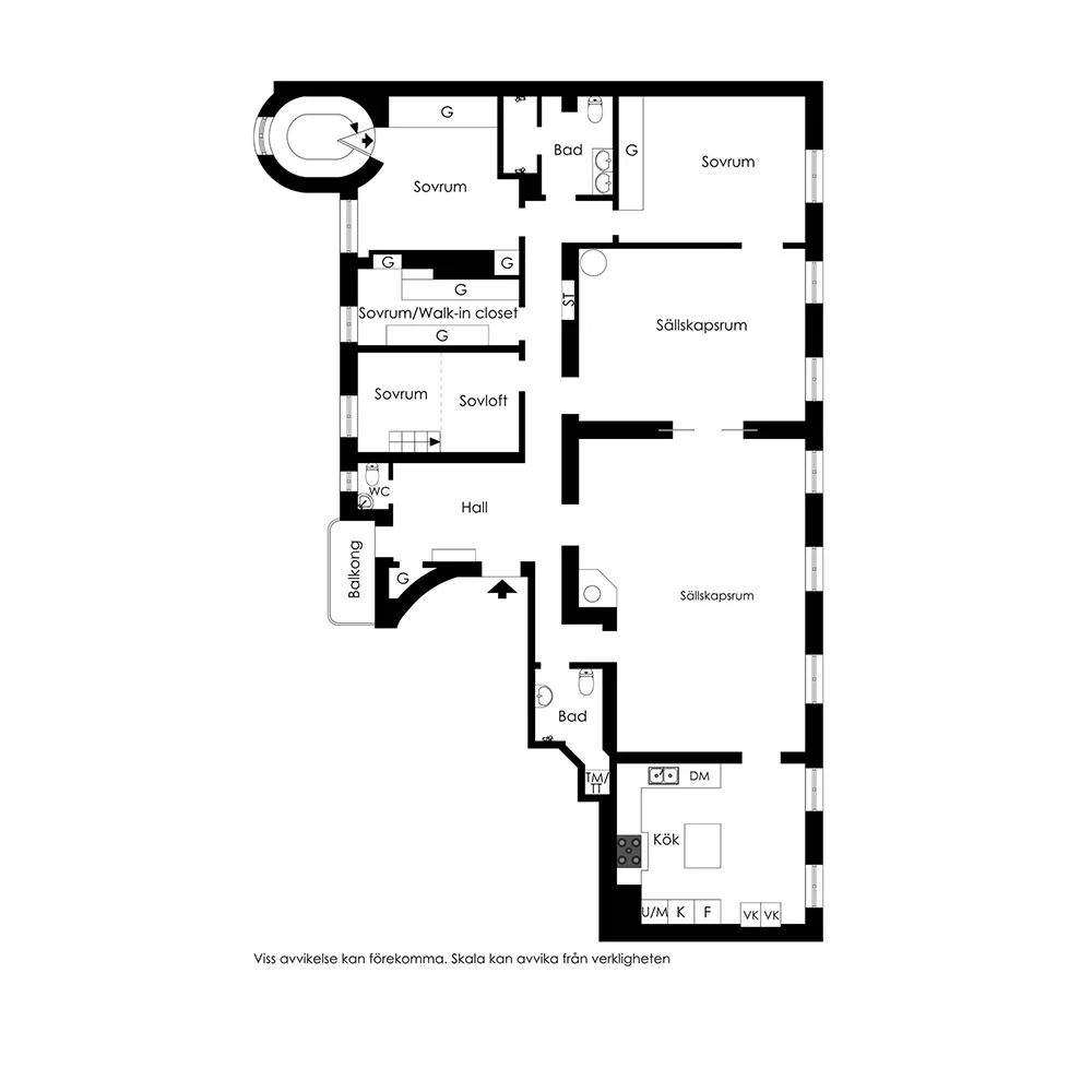 Dining Table for 12 People and Bold Details: Apartments in Stockholm - Gallery image 31