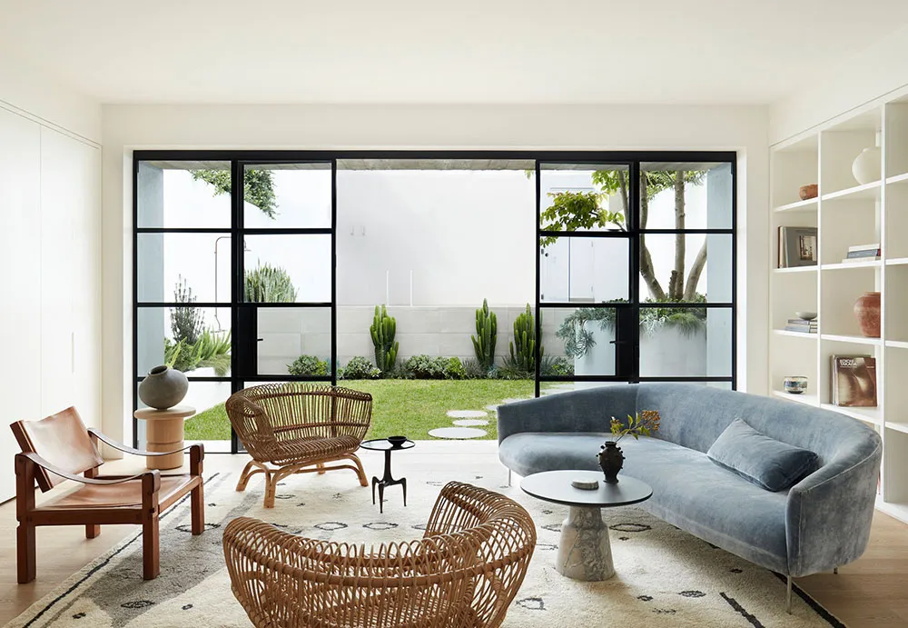 Arco y ángulos redondeados en el diseño de una casa moderna en Sídney - Gallery image 4