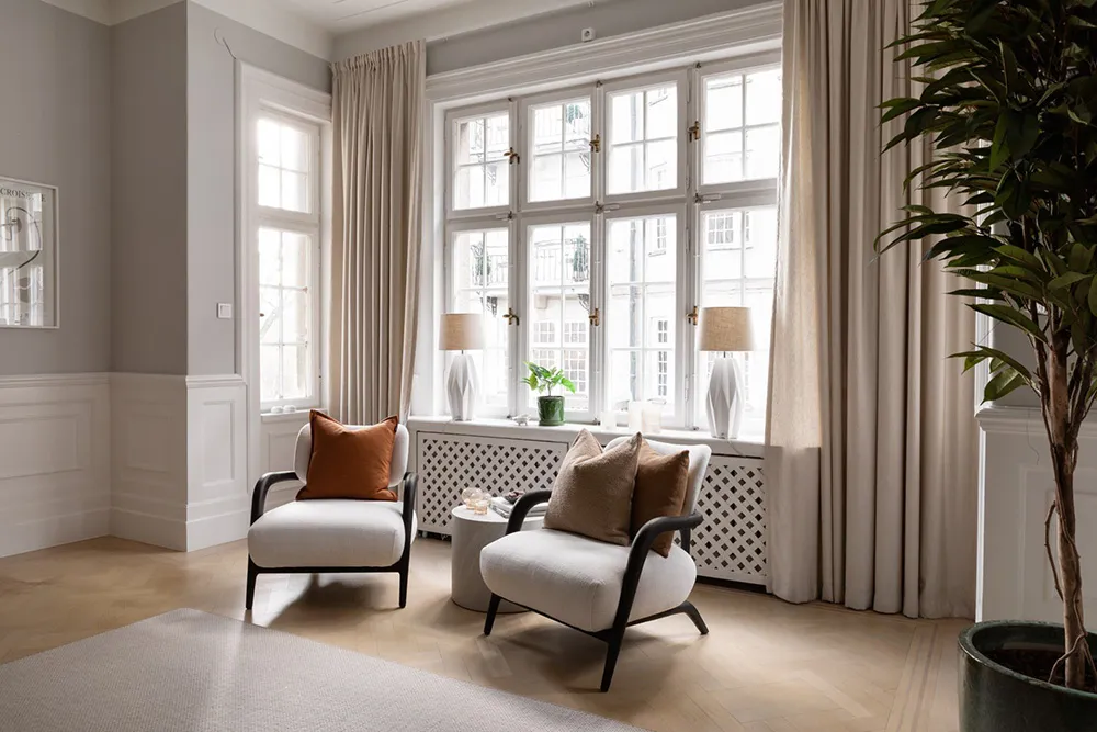 Мягкий и элегантный интерьер великолепной квартиры в старом доме в Стокгольме - Gallery image 5