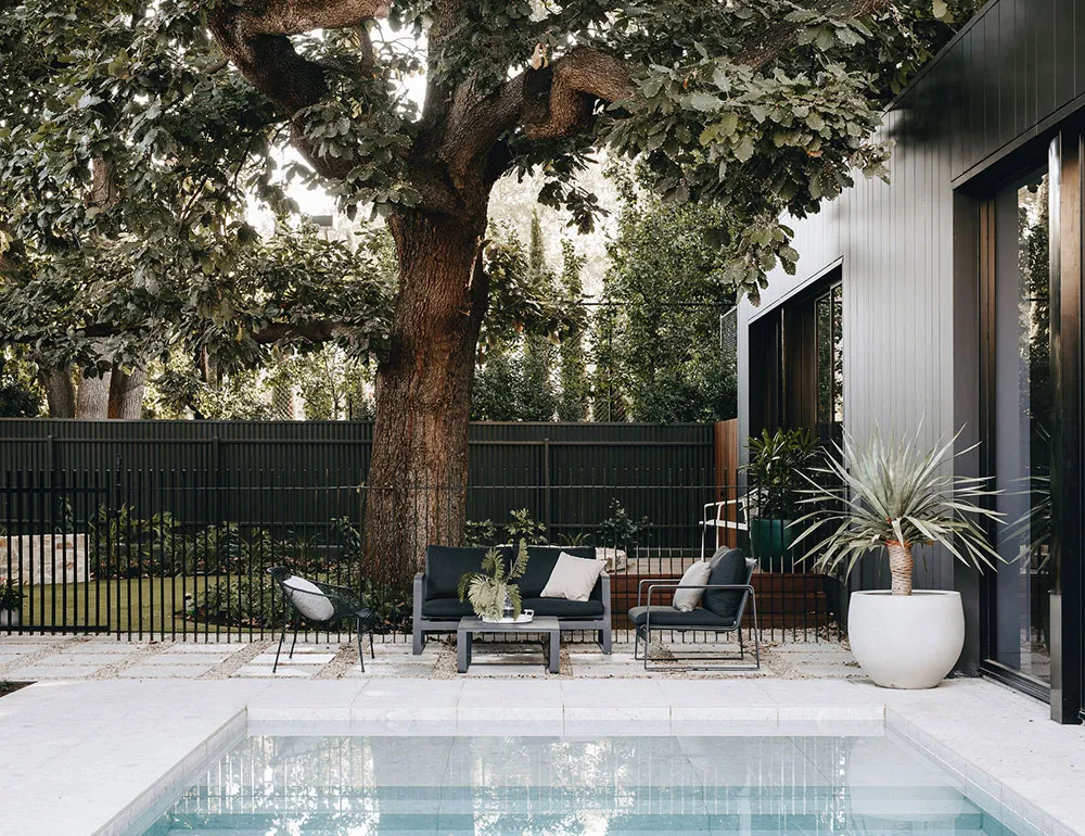 Hermoso moderno hogar con piscina en el patio interno en Australia - 7