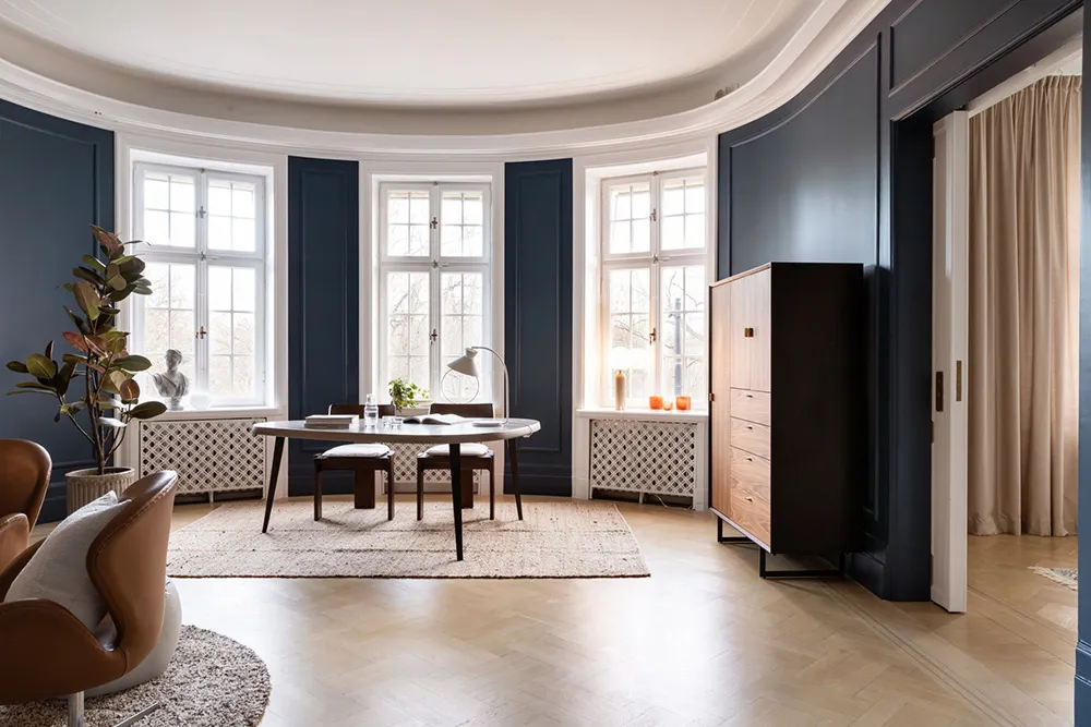 Мягкий и элегантный интерьер великолепной квартиры в старом доме в Стокгольме - Gallery image 8