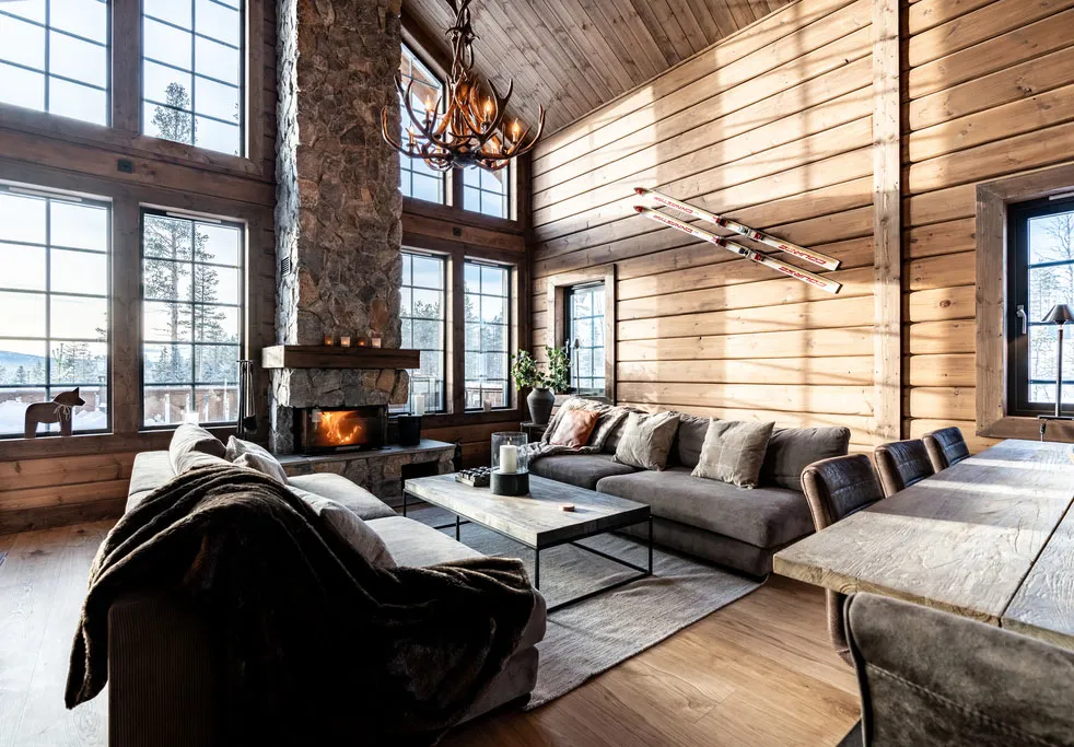 Уютное скандинавское шале, утопающее в снегу - Gallery image 12