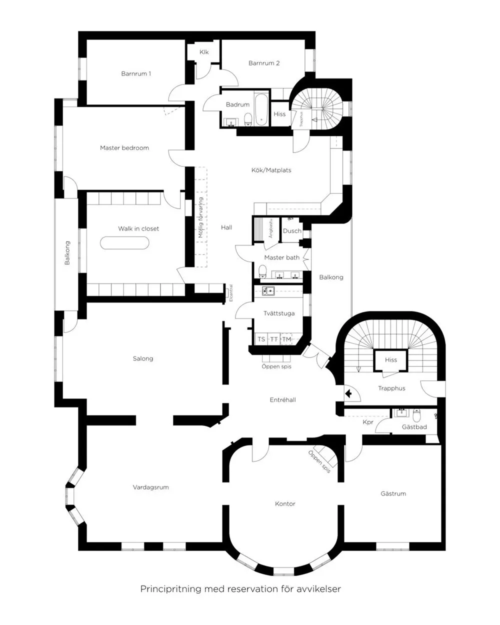 Мягкий и элегантный интерьер великолепной квартиры в старом доме в Стокгольме - Gallery image 34