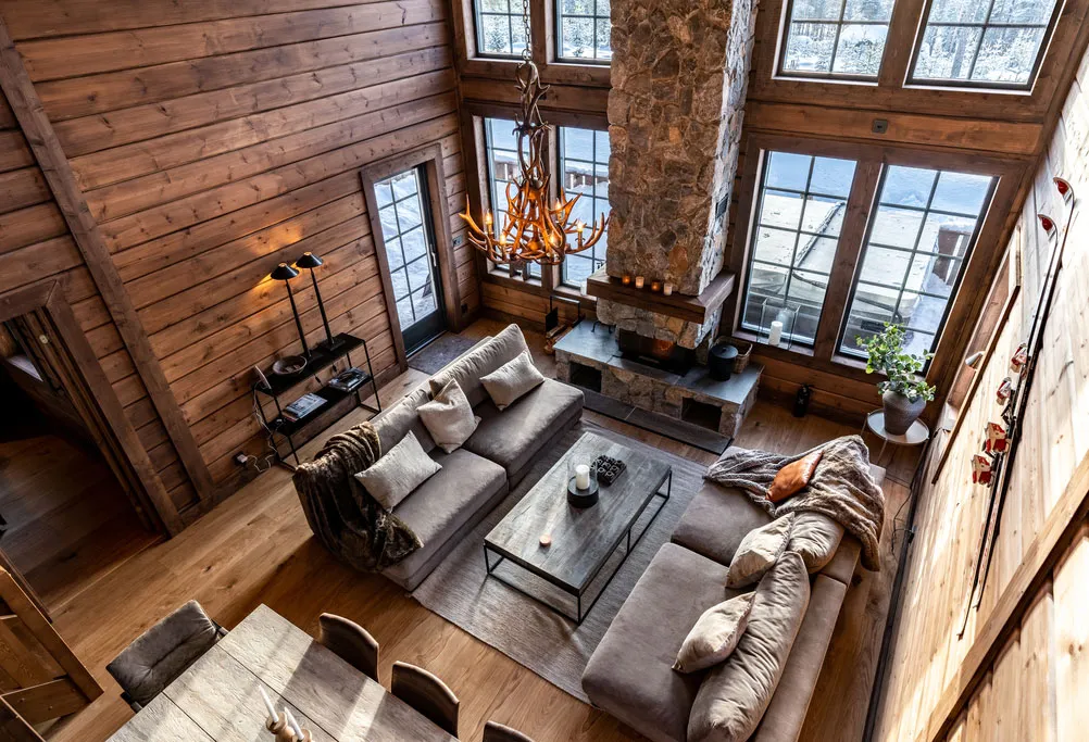 Уютное скандинавское шале, утопающее в снегу - Gallery image 18