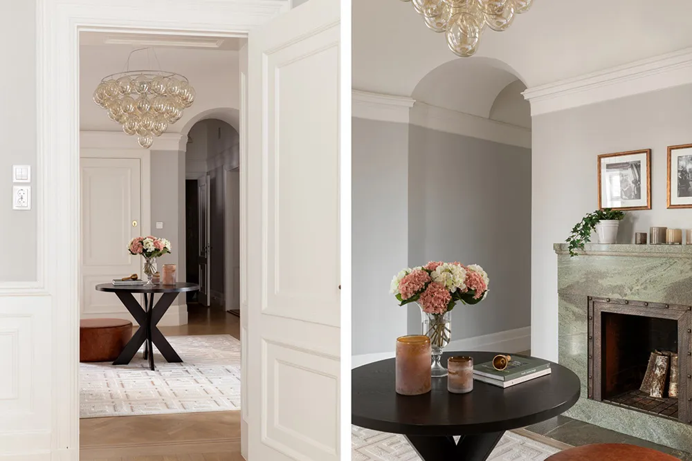 Мягкий и элегантный интерьер великолепной квартиры в старом доме в Стокгольме - Gallery image 18