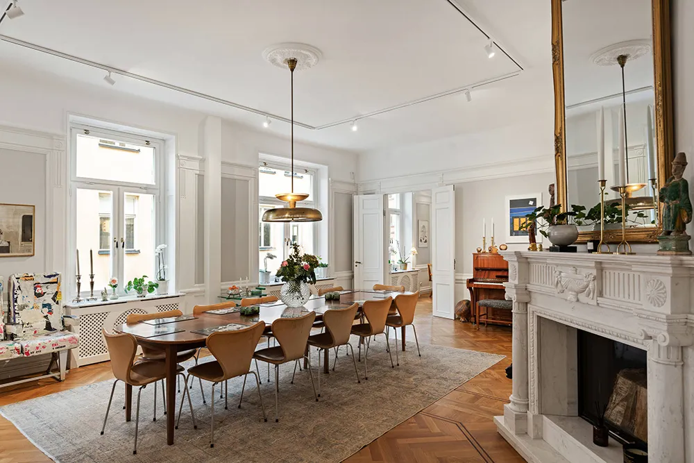 Dining Table for 12 People and Bold Details: Apartments in Stockholm - Gallery image 2