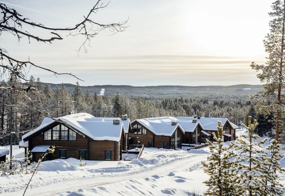 Уютное скандинавское шале, утопающее в снегу - Gallery image 3