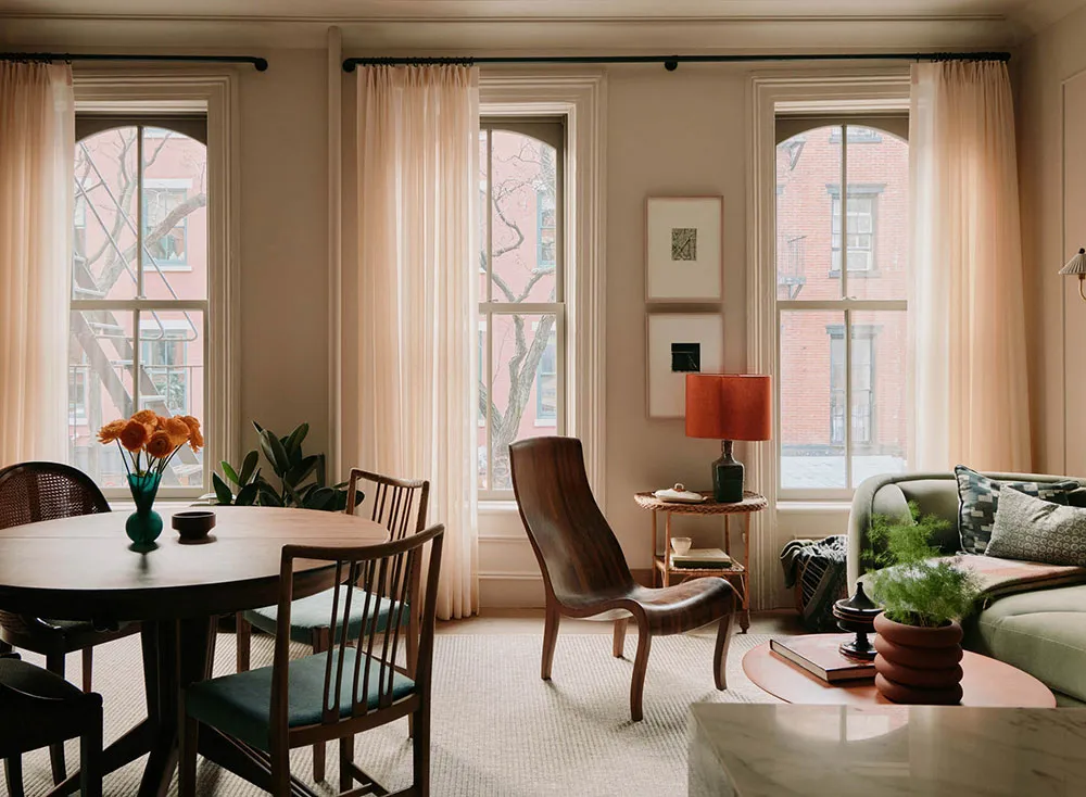 Warme Wohnzimmer und atmosphärisches Schlafzimmer: schöne Apartments in New York - Gallery image 3