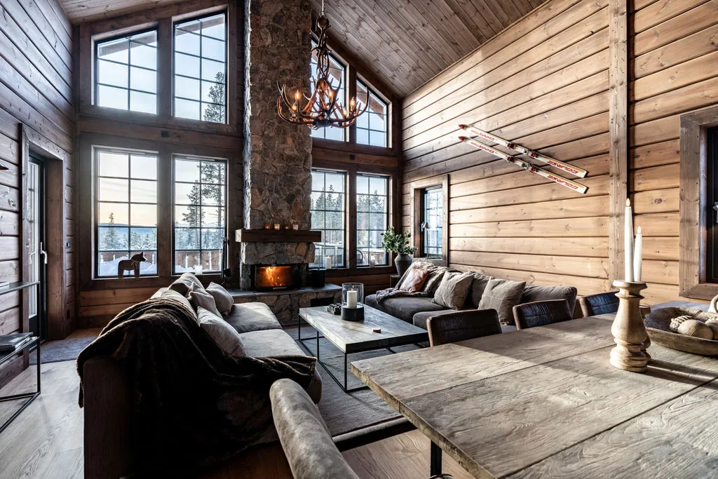 Уютное скандинавское шале, утопающее в снегу - Gallery image 5