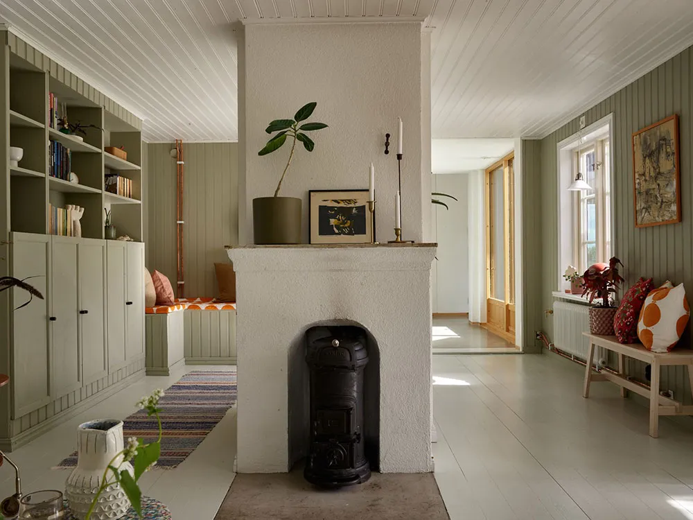 Maison de campagne suédoise traditionnelle avec ajout moderne - Gallery image 16