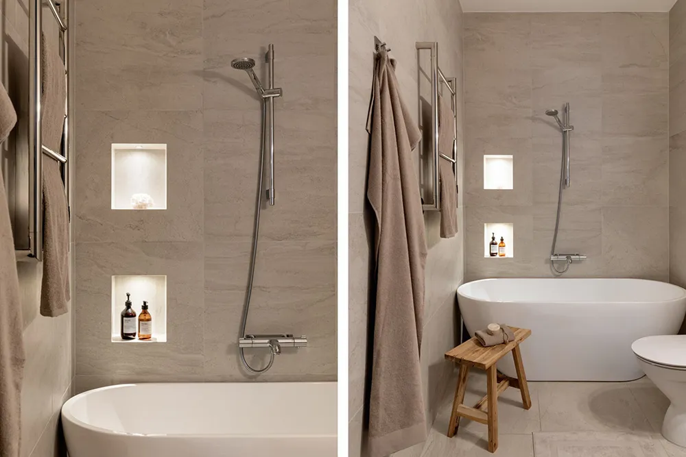 Мягкий и элегантный интерьер великолепной квартиры в старом доме в Стокгольме - Gallery image 29