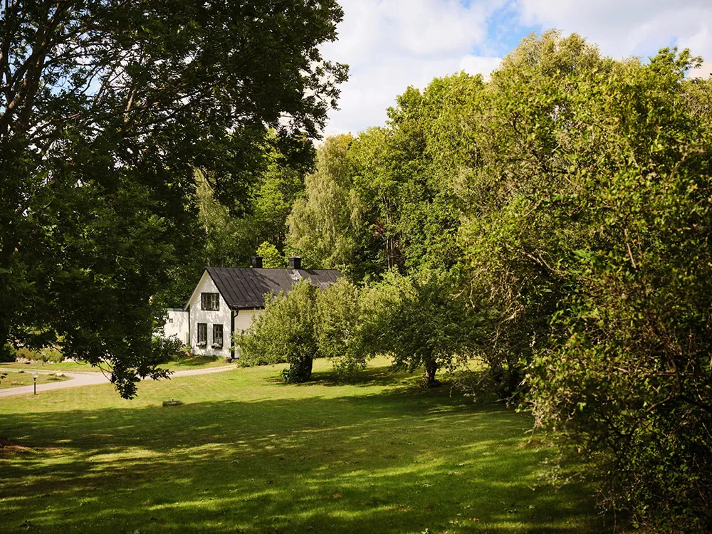 Яскрава дача в колишньому дому садівника на озері Меларен у Швеції - Gallery image 38