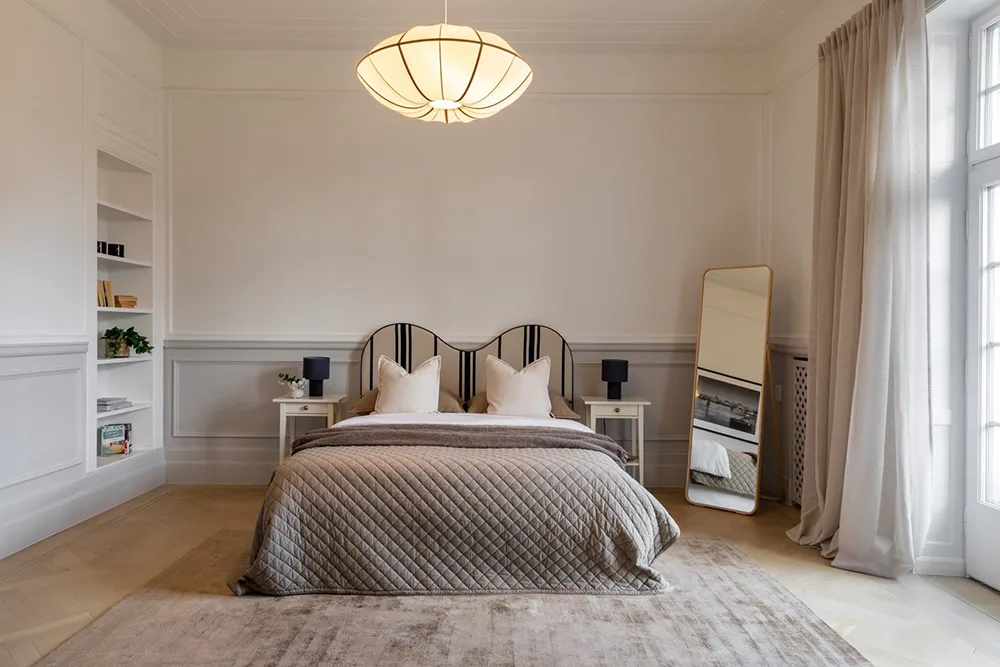 Мягкий и элегантный интерьер великолепной квартиры в старом доме в Стокгольме - Gallery image 12