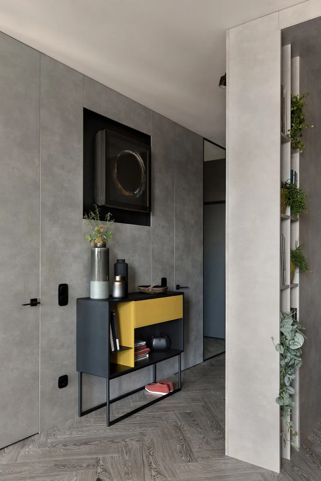 Pequeña apartamento con cocina morada en Kiev según el proyecto de Elena Fatieva (42 m²) - Gallery image 7