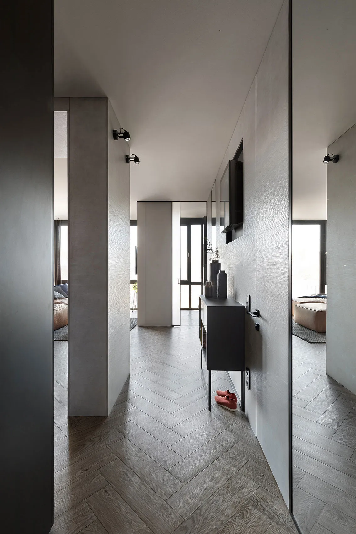 Pequeña apartamento con cocina morada en Kiev según el proyecto de Elena Fatieva (42 m²) - Gallery image 15