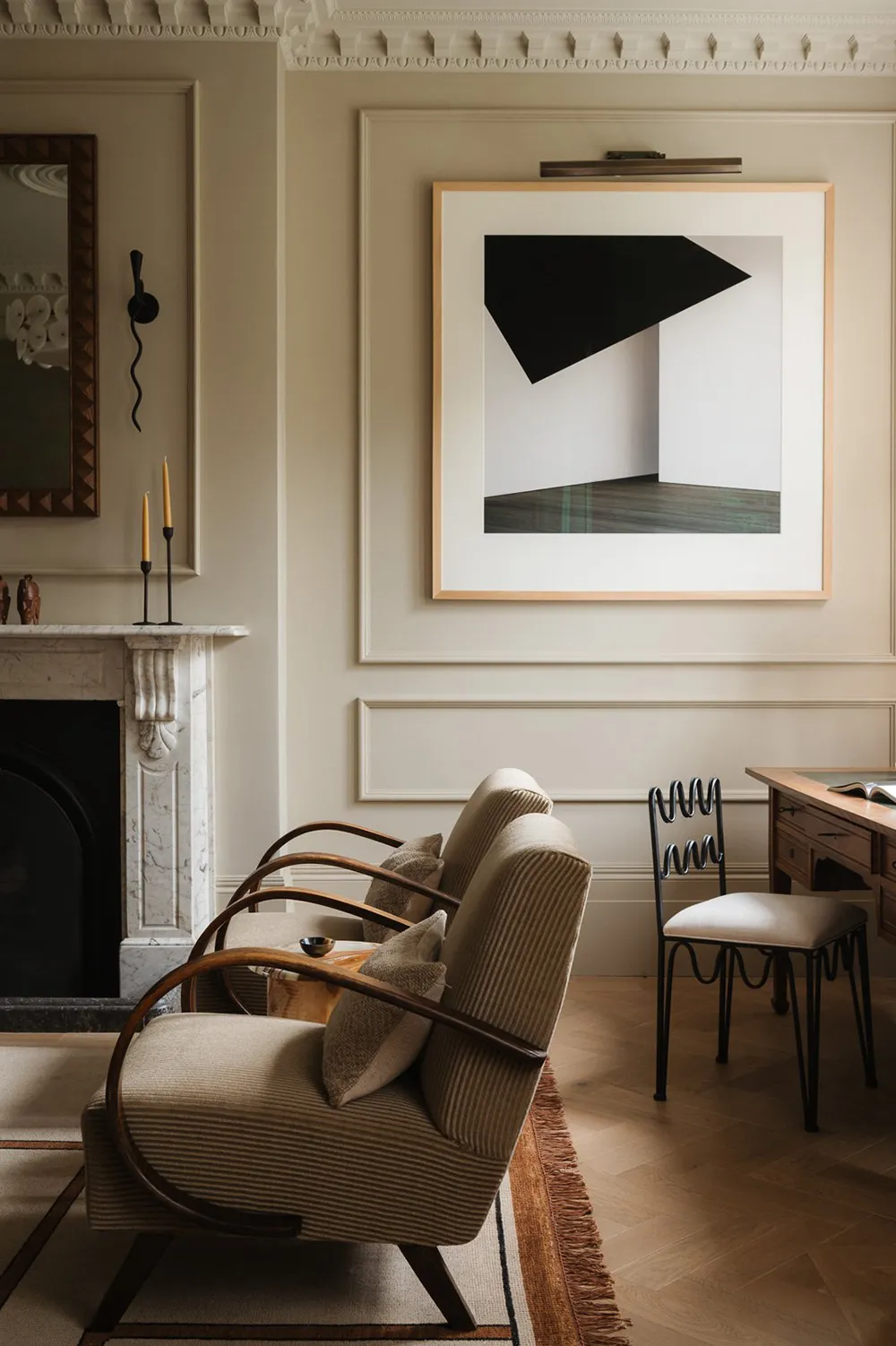 Charmant intérieur anglais dans des tons chauds - Gallery image 3