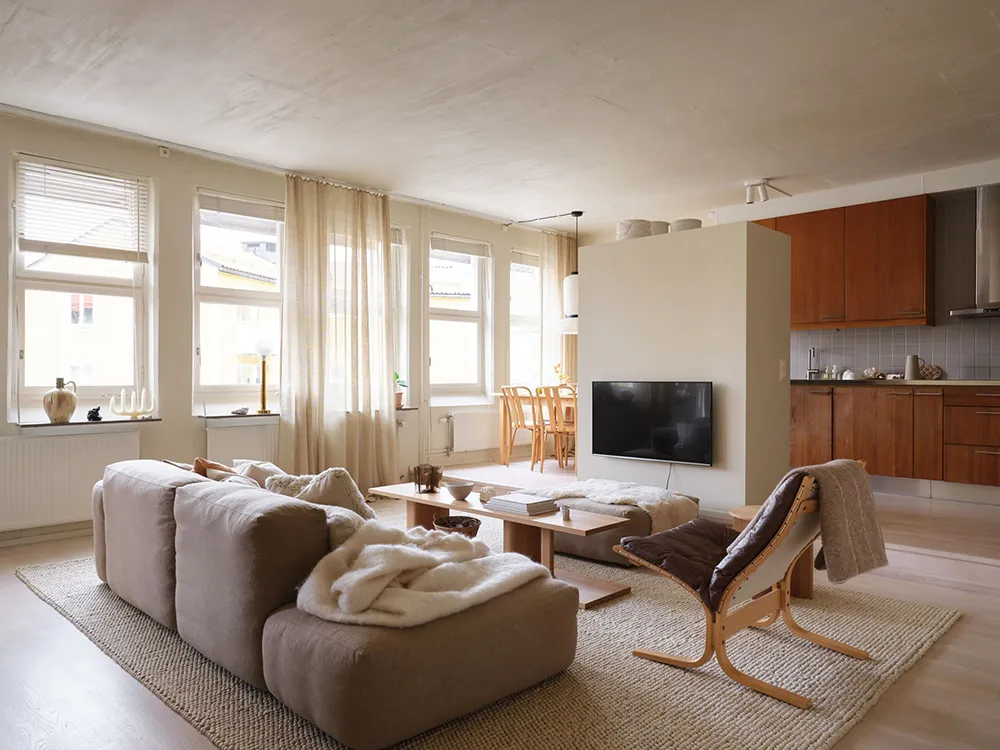 Diseño moderno suave y planificación abierta: una unusual vivienda en Estocolmo - Gallery image 20