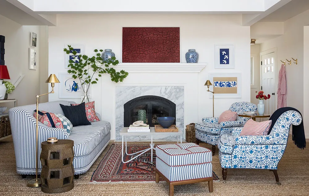 Leben in Streifen: Gemütlicher Ferienhaus mit Mustern und marinen Motiven am Ufer - Gallery image 5