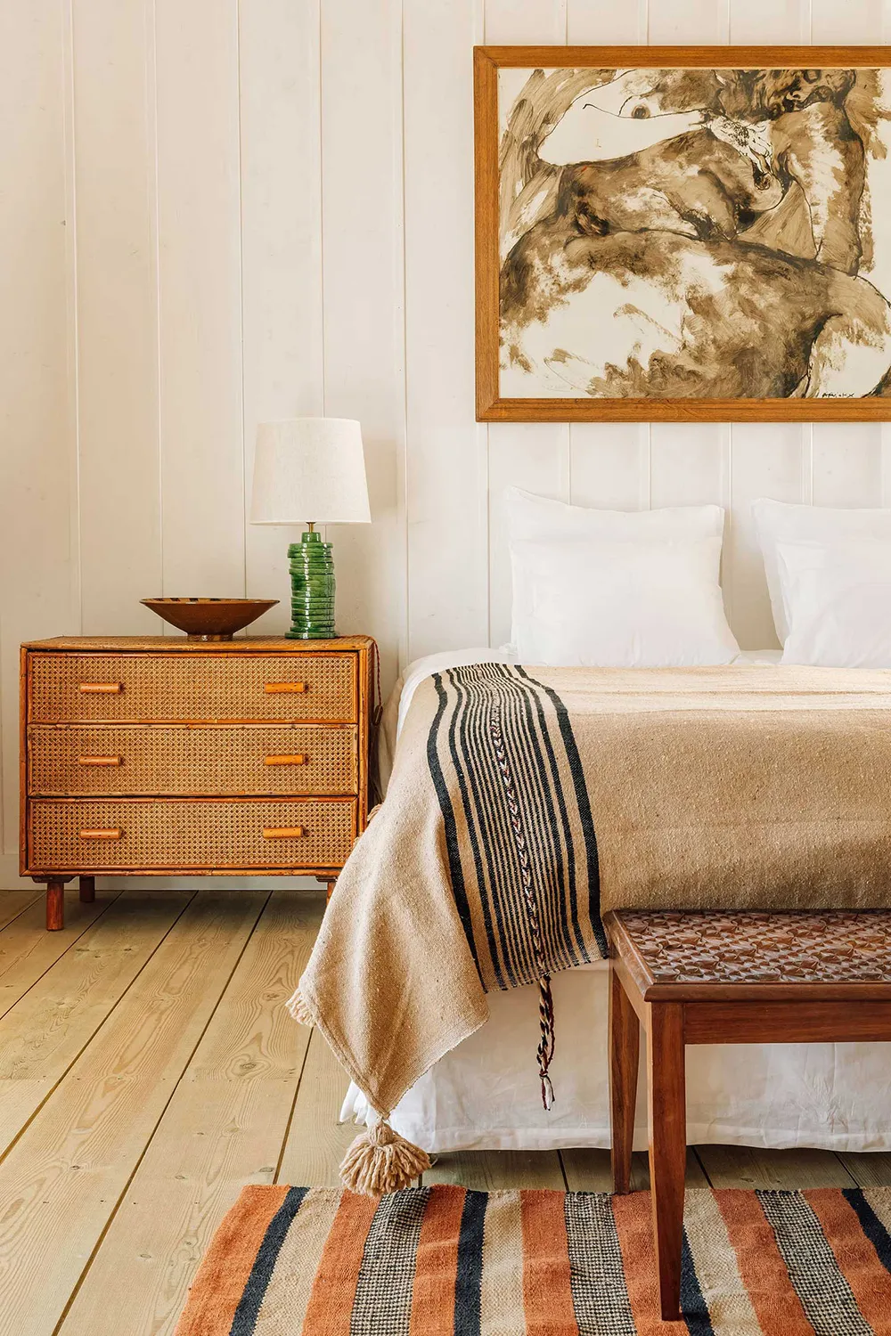 Солнечные интерьеры пляжного дома в Португалии - Gallery image 26