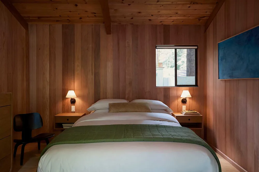 Style moderne de cabane en bois dans la forêt en Californie - Gallery image 7