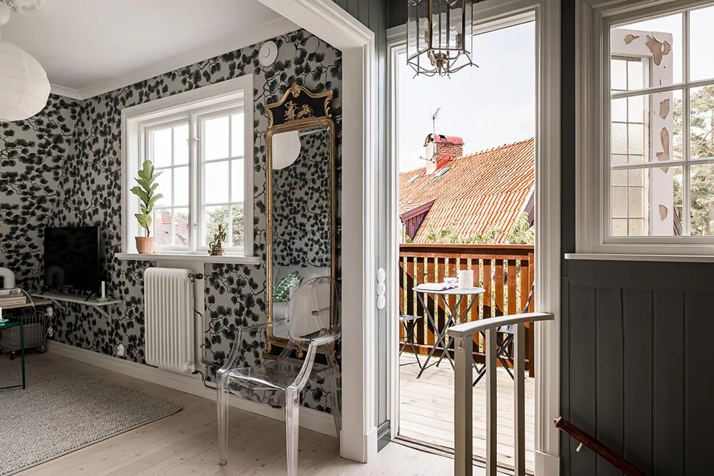 Intérieurs chaleureux d'une belle villa en bois en Suède - Gallery image 18