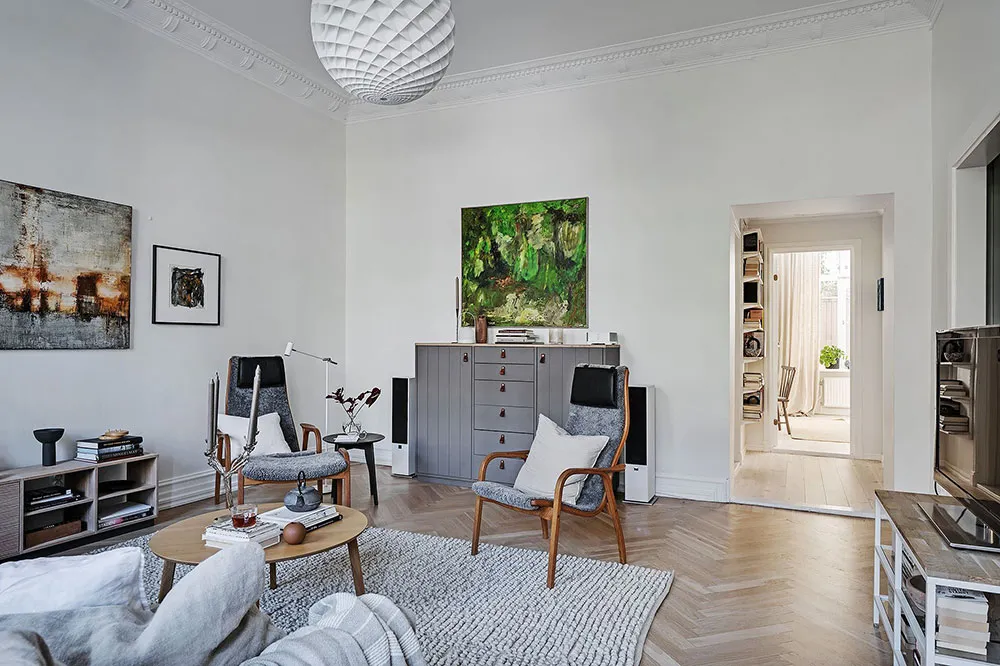 Apartamento con cocina espaciosa y terraza privada en Gotemburgo (93 m²) - Gallery image 6