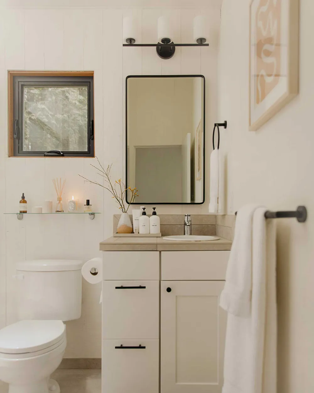 Style moderne de cabane en bois dans la forêt en Californie - Gallery image 11