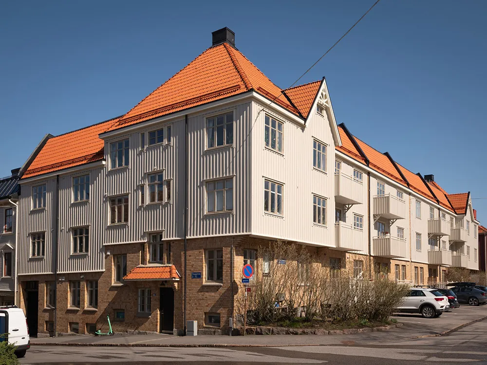 Rudy sofap i otwarte półki: żywy интерьер w Getborgu (65 m²) - 26