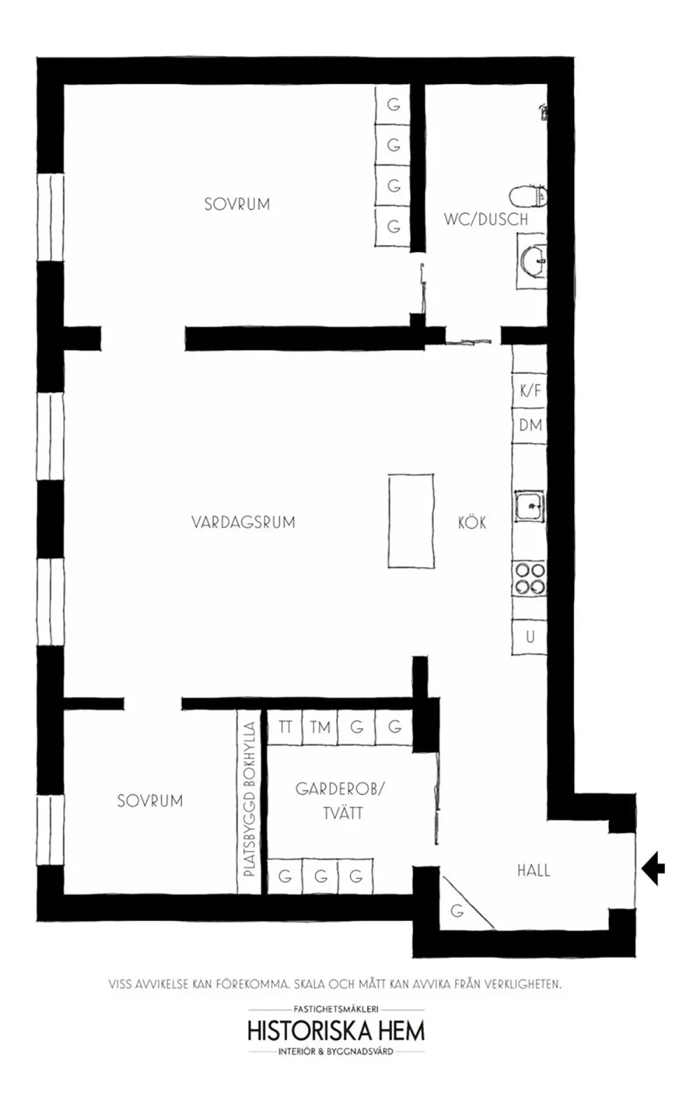 Ungewöhnliche Farben im schwedischen Wohnzimmer-Design (77 qm) - Gallery image 32