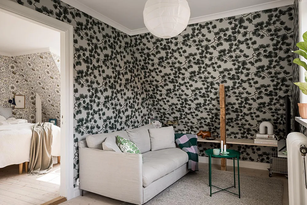 Intérieurs chaleureux d'une belle villa en bois en Suède - Gallery image 17