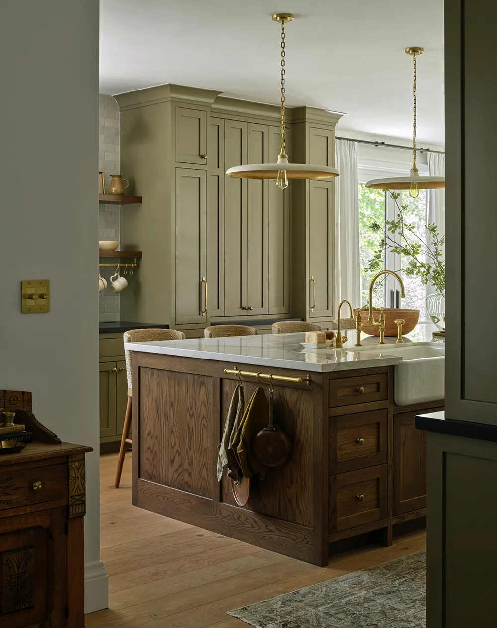 Schöne Grüntöne und natürlicher Stein: Landhaus in Kanada - Gallery image 5