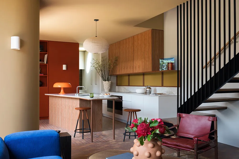 Jasne kolory i nowoczesny design małego domu w Sydney - Gallery image 10