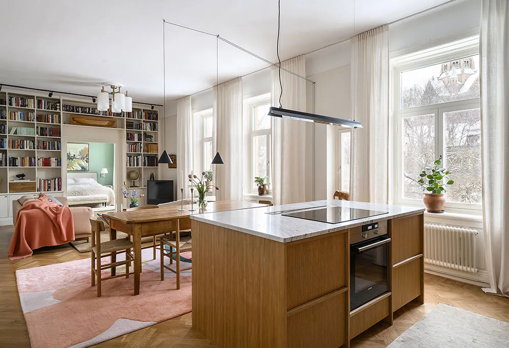 Лёгкие пастельные оттенки в дизайне приятной квартиры в Стокгольме - Gallery image 11