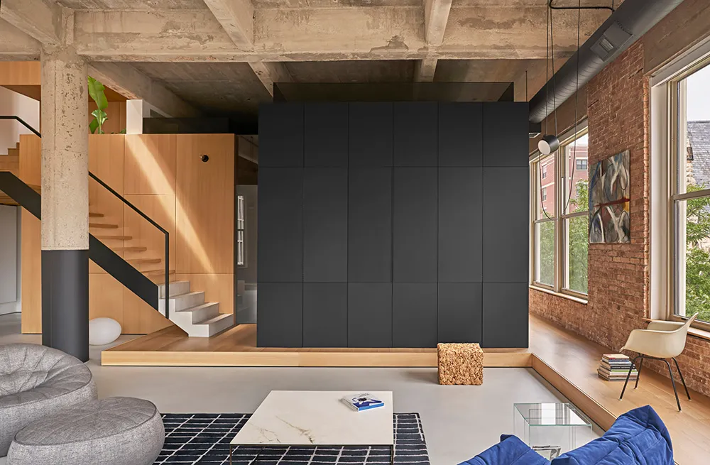 Piękno przestrzeni przemysłowej: loft w byłym zakładzie przemysłowym w Chicago - 7