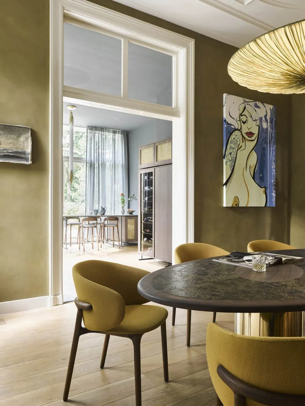 Красиві тони та стильний дизайн у інтер'єрах історичної вілли в Нідерландах - Gallery image 8