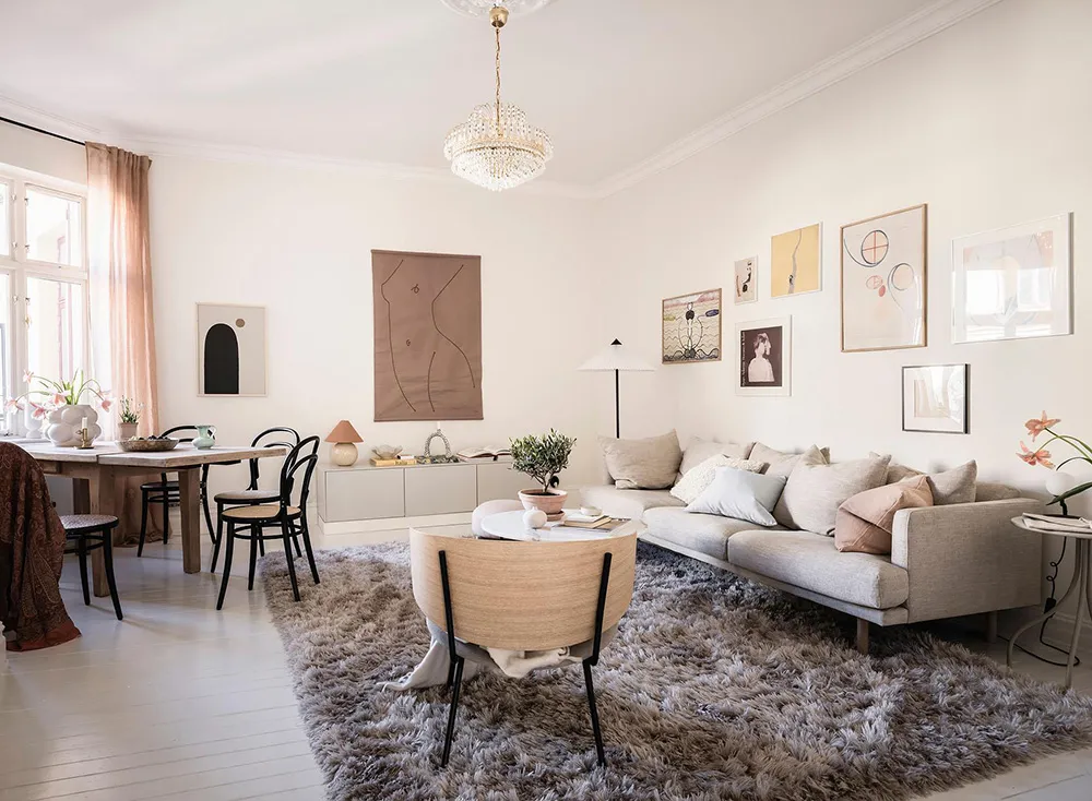 Ciepły skandynawski wnętrze w piaskowych tonach (74 mk) - Gallery image 12