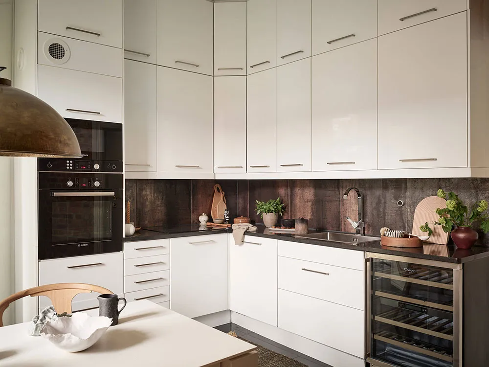 Appartement scandinave lumineux avec mur en brique sur la cuisine et un grenier privé (80 m²) - Gallery image 13