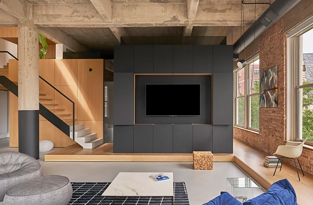Piękno przestrzeni przemysłowej: loft w byłym zakładzie przemysłowym w Chicago - 6