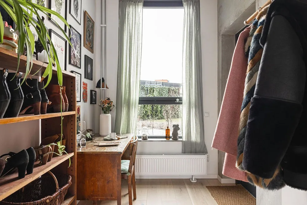 Paredes y techos de concreto a 4 m: loft escandinavo en Malmö (61 m²) - Gallery image 12