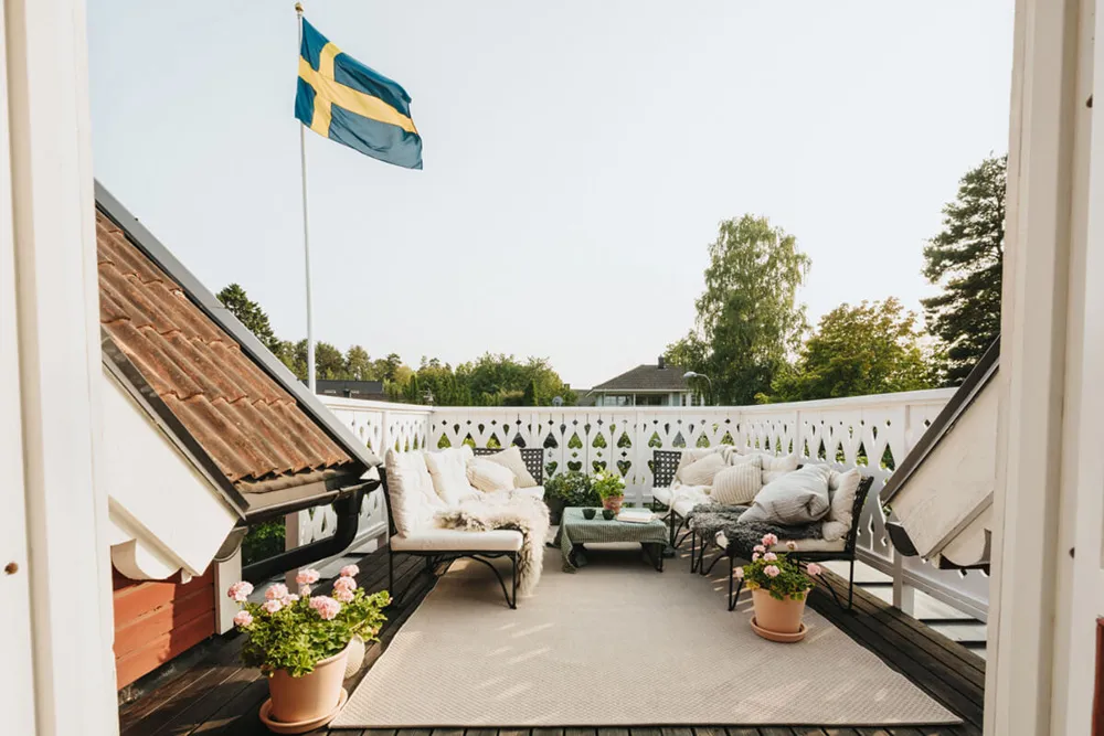 Encantadora casa de campo sueca con terraza y galería - Gallery image 27