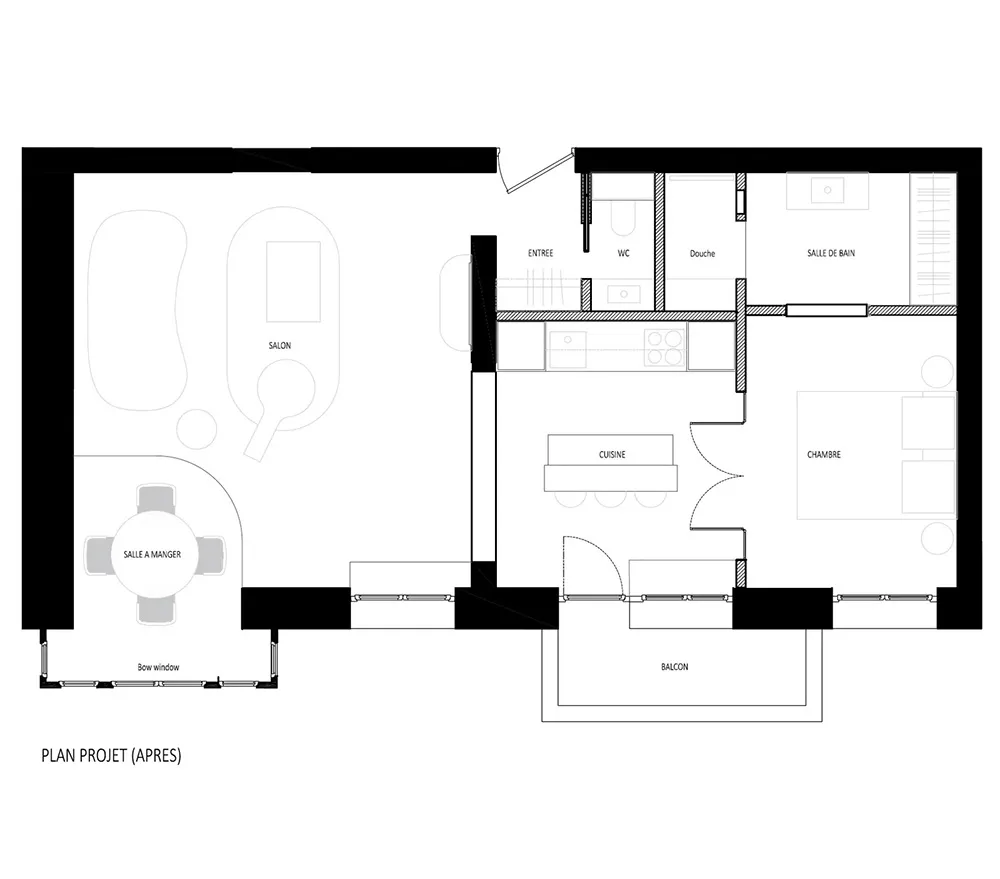 Современное прочтение стиля модерн во французской квартире (57 кв. м) - Gallery image 17