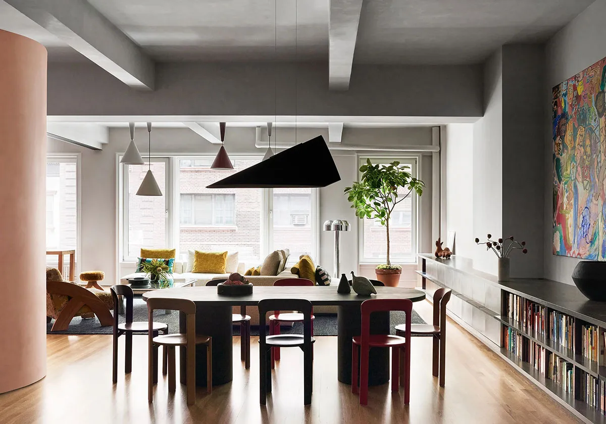 Stylischer Loft in New York mit lebhafter Textilien - Gallery image 11