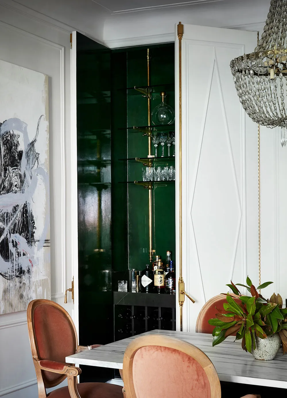 Смесь парижского и американского стилей в дизайне апартаментов в Нью-Йорке - Gallery image 18