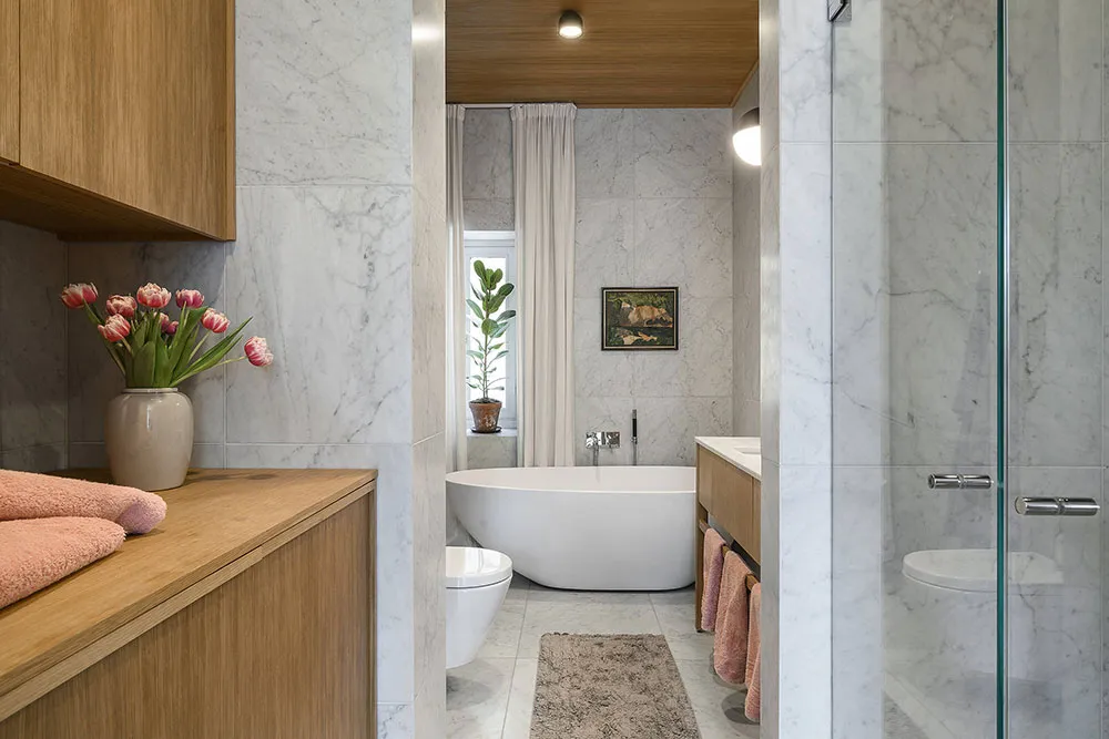 Лёгкие пастельные оттенки в дизайне приятной квартиры в Стокгольме - Gallery image 18